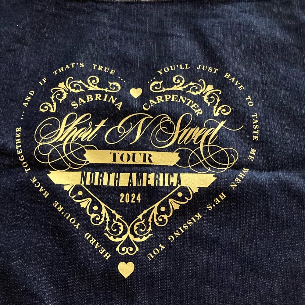 Sabrina Carpenter 2024 tour bag